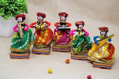 Musician Bawla Puppets Idol Show Pieces for Home Decor