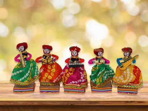 Musician Bawla Puppets Idol Show Pieces for Home Decor