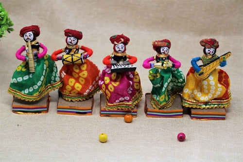 Musician Bawla Puppets Idol Show Pieces for Home Decor